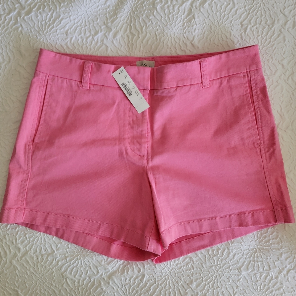 J Crew 4" stretch chino short NWT